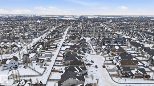 Aerial view of residential area - 1915 77 Street, Edmonton, AB - Outdoor With View