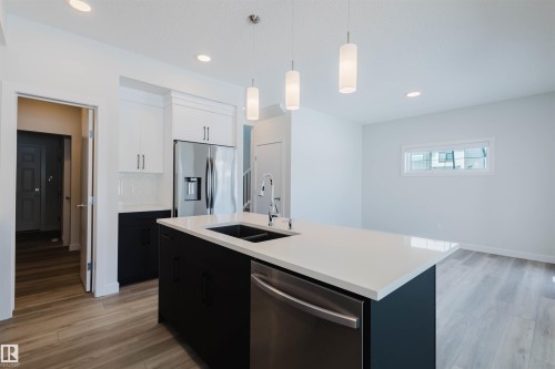 2831 191 Street, Edmonton, AB - Indoor Photo Showing Kitchen With Double Sink With Upgraded Kitchen