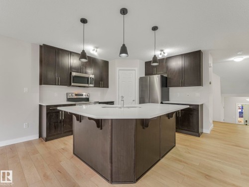 7327 24 Avenue, Edmonton, AB - Indoor Photo Showing Kitchen With Upgraded Kitchen
