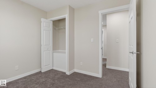 Neutral-toned walls and plush gray carpeting characterize this room - 14125 30 Street, Edmonton, AB - Indoor Photo Showing Other Room
