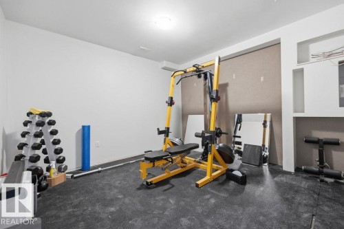 5 Krahn Court, Leduc, AB - Indoor Photo Showing Gym Room