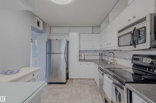202 8340 Jasper Avenue, Edmonton, AB - Indoor Photo Showing Kitchen