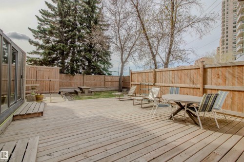 202 8340 Jasper Avenue, Edmonton, AB - Outdoor With Deck Patio Veranda