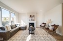77 Chartres Close, St. Albert, AB  - Indoor Photo Showing Living Room With Fireplace 