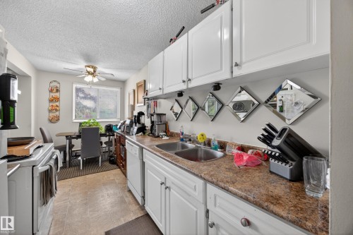 209 4503 51 Street, Leduc, AB - Indoor Photo Showing Kitchen With Double Sink