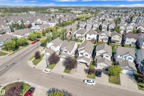 Aerial perspective of suburban area - 6152 13 Avenue, Edmonton, AB - Outdoor With View