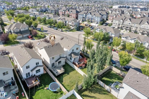 Aerial view of residential area - 6152 13 Avenue, Edmonton, AB - Outdoor With View
