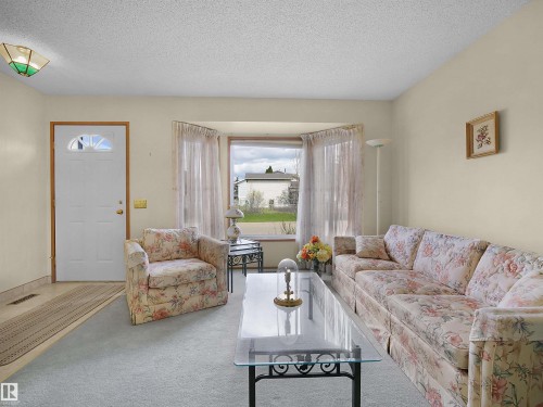 10711 24 Avenue, Edmonton, AB - Indoor Photo Showing Living Room