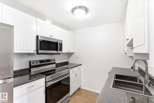 6320 184 Street, Edmonton, AB - Indoor Photo Showing Kitchen With Stainless Steel Kitchen With Double Sink