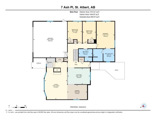 Floor plan - 7 Ash Place, St. Albert, AB - Other