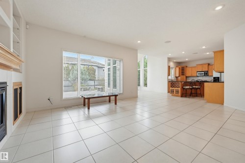 652 Henderson Street, Edmonton, AB - Indoor Photo Showing Other Room With Fireplace