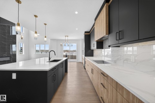 260 166 Avenue, Edmonton, AB - Indoor Photo Showing Kitchen With Upgraded Kitchen