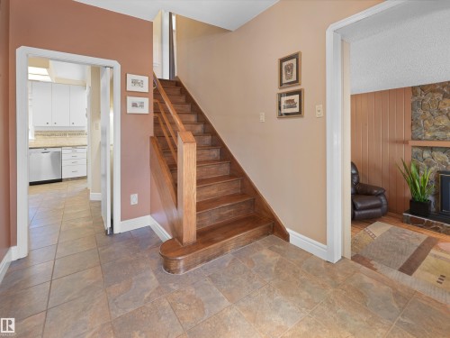 9202 117 Street, Edmonton, AB - Indoor Photo Showing Other Room With Fireplace