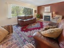 9202 117 Street, Edmonton, AB  - Indoor Photo Showing Living Room With Fireplace 