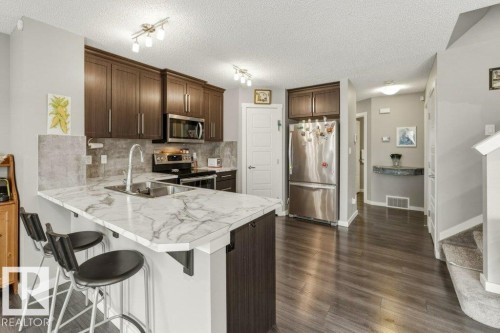 4443 6 Street Nw, Edmonton, AB - Indoor Photo Showing Kitchen With Double Sink With Upgraded Kitchen