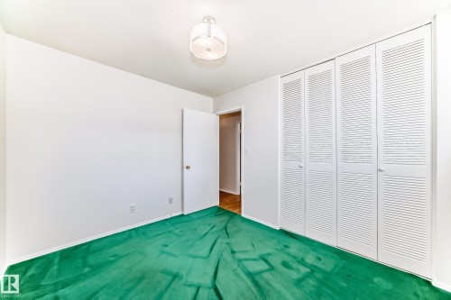 Room featuring bright green carpeting, white walls, and a ceiling-mounted light fixture - 79 Broadview Crescent, St. Albert, AB - Indoor Photo Showing Other Room