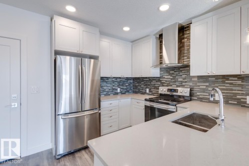 317 1316 Winderemere Way, Edmonton, AB - Indoor Photo Showing Kitchen With Stainless Steel Kitchen With Upgraded Kitchen