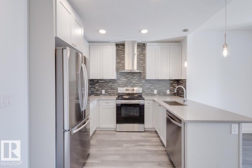 317 1316 Winderemere Way, Edmonton, AB - Indoor Photo Showing Kitchen With Stainless Steel Kitchen With Upgraded Kitchen