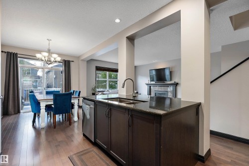 268 Sheppard Circle, Leduc, AB - Indoor Photo Showing Kitchen With Double Sink