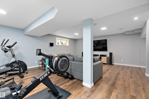 268 Sheppard Circle, Leduc, AB - Indoor Photo Showing Gym Room