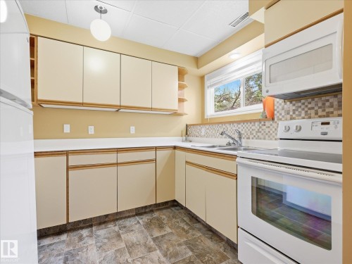 45 Lorne Crescent, St. Albert, AB - Indoor Photo Showing Kitchen With Double Sink