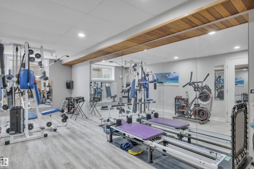 14 Ash Place, St. Albert, AB - Indoor Photo Showing Gym Room