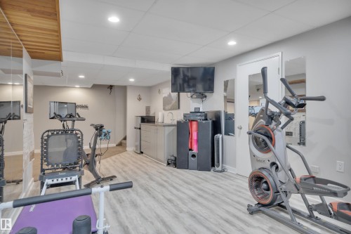 14 Ash Place, St. Albert, AB - Indoor Photo Showing Gym Room