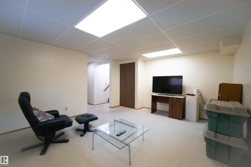 Recessed ceiling panels with integrated lighting - 4724 38B Avenue Nw, Edmonton, AB - Indoor