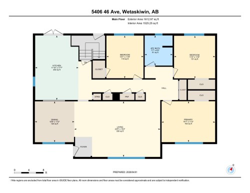 Floor plan - 5406 46 Avenue, Wetaskiwin, AB - Other