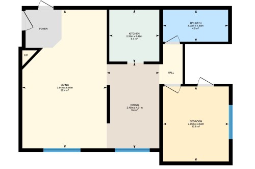 Floor plan - 203 10003 87 Avenue, Edmonton, AB - Other