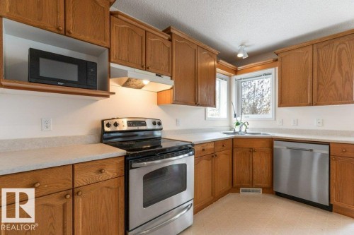 1346 118A Street, Edmonton, AB - Indoor Photo Showing Kitchen With Double Sink