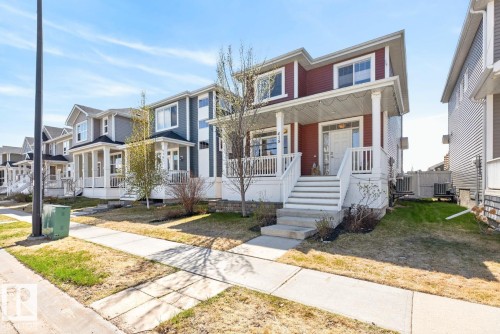 418 Simmonds Way, Leduc, AB - Outdoor With Deck Patio Veranda With Facade