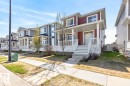 418 Simmonds Way, Leduc, AB  - Outdoor With Deck Patio Veranda With Facade 