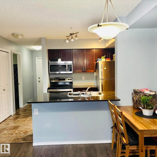 122 270 Mcconachie Drive, Edmonton, AB - Indoor Photo Showing Kitchen With Double Sink