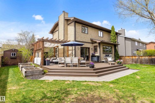 4711 Whitemud Road, Edmonton, AB - Outdoor With Deck Patio Veranda
