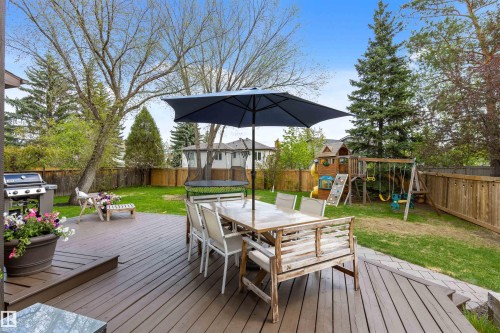 4711 Whitemud Road, Edmonton, AB - Outdoor With Deck Patio Veranda With Backyard