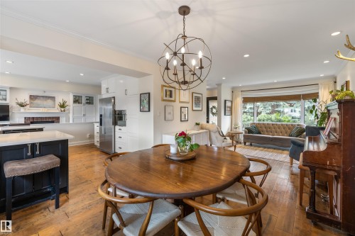 4711 Whitemud Road, Edmonton, AB - Indoor Photo Showing Dining Room
