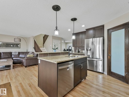 20853 92A Avenue Nw, Edmonton, AB - Indoor Photo Showing Kitchen With Upgraded Kitchen