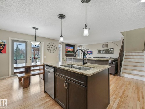 20853 92A Avenue Nw, Edmonton, AB - Indoor Photo Showing Kitchen With Double Sink