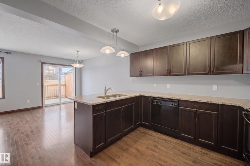 23 2005 70 Street, Edmonton, AB - Indoor Photo Showing Kitchen With Double Sink