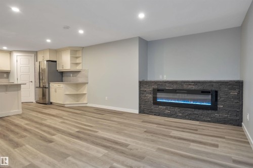 5223 43 Avenue, Leduc, AB - Indoor With Fireplace
