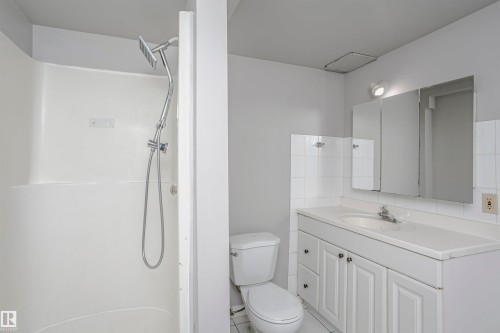 3 Pc bathroom in basement with tile flooring. - 11436 161 Avenue, Edmonton, AB - Indoor Photo Showing Bathroom