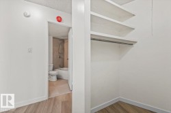 Built-in closet shelving with hanging rod - 