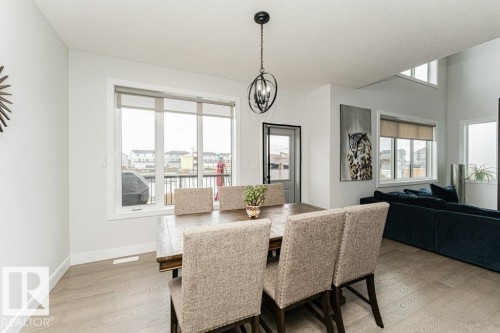 74 Ellice Bend, Fort Saskatchewan, AB - Indoor Photo Showing Dining Room