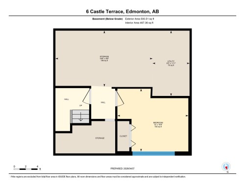 Floor plan - 6F Castle Terrace, Edmonton, AB - Other