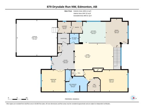 Floor plan - 879 Drysdale Run Run, Edmonton, AB - Other