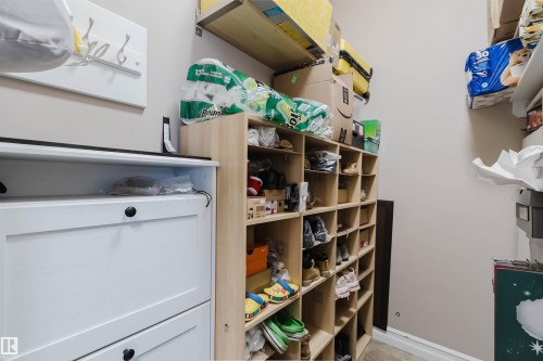 Built-in shelving and cubbies provide abundant storage solutions - 3412 Macneil Link, Edmonton, AB 