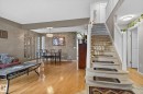 Hardwood flooring throughout the main level - 3912 31 Street, Edmonton, AB 