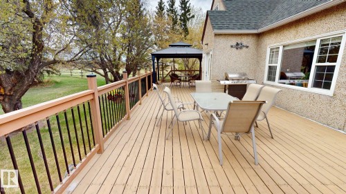 55268 Range Road 212, Rural Strathcona County, AB - Outdoor With Deck Patio Veranda With Exterior