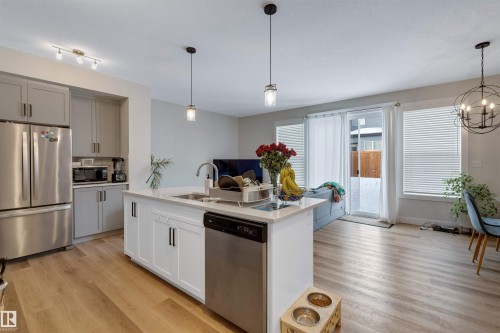 22916 95 Avenue, Edmonton, AB - Indoor Photo Showing Kitchen With Double Sink